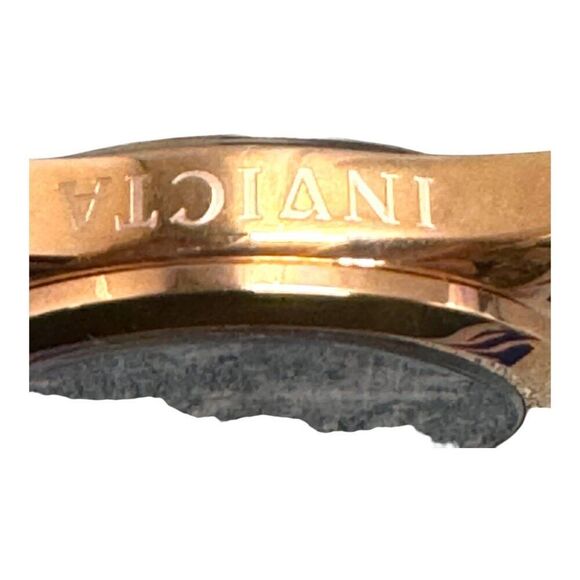 Invicta Poseidon 100M Limited Edition 14711 Rose Gold Watch Blue Dial Chronograp - Picture 5 of 10